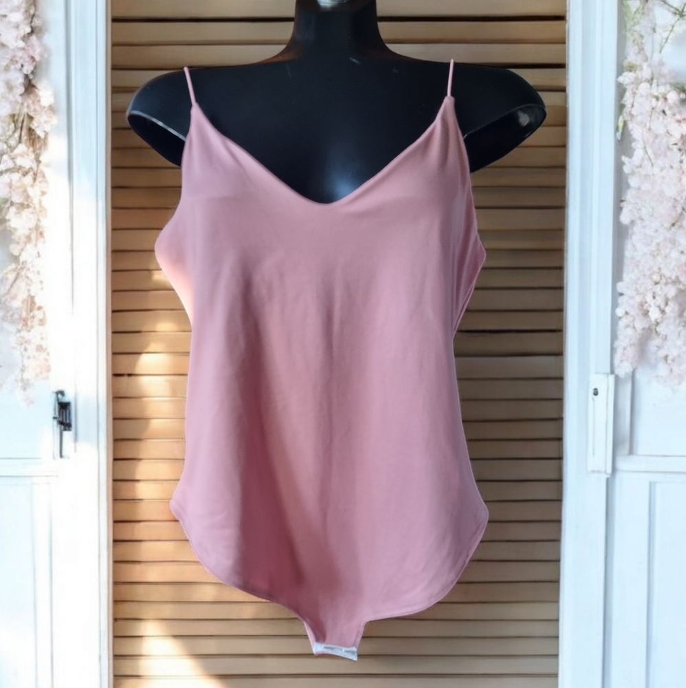 Gaze One Piece Pink Stretchy Bodysuit